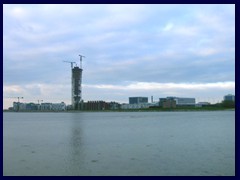 Västra Hamnen skyline with TT u/c seen from Ribersborg beach in 2003.